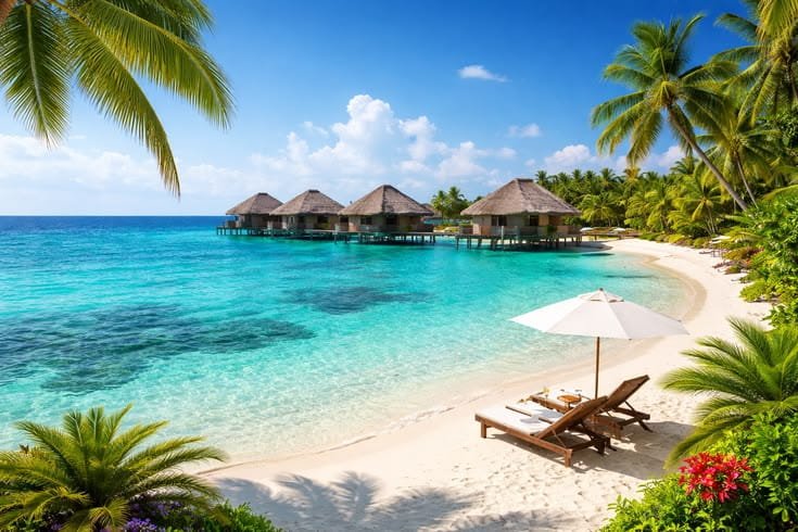 Dhigurah Beach Maldives