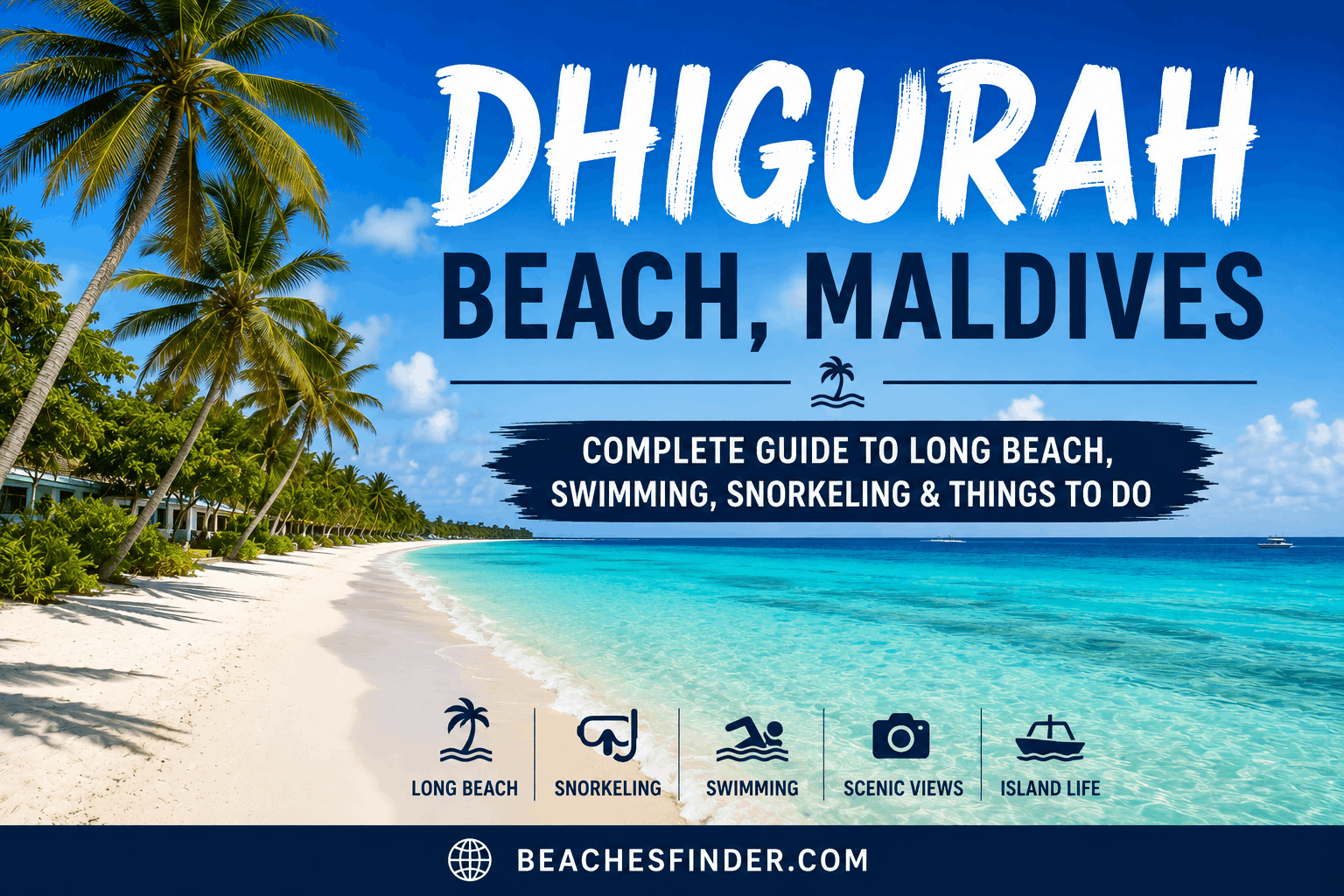 Dhigurah Beach Maldives