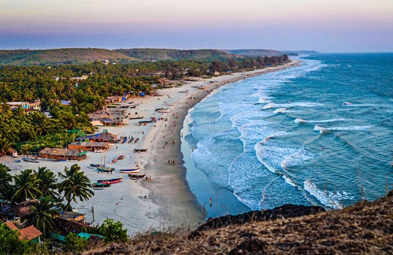 Anjuna Beach in North Goa